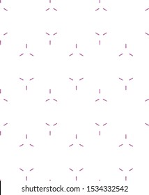 Seamless vector pattern in geometric ornamental style