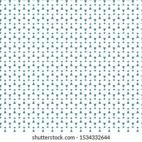 Seamless vector pattern in geometric ornamental style