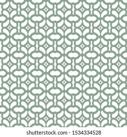 Seamless vector pattern in geometric ornamental style