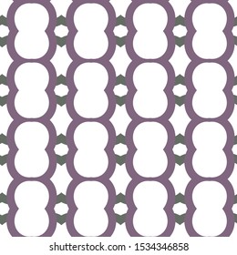 Seamless vector pattern in geometric ornamental style