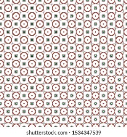 Seamless vector pattern in geometric ornamental style