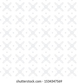 Seamless vector pattern in geometric ornamental style