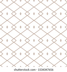 Seamless vector pattern in geometric ornamental style