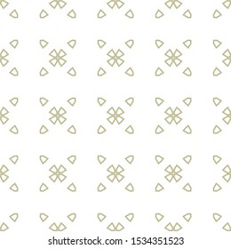 Seamless vector pattern in geometric ornamental style
