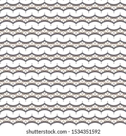 Seamless vector pattern in geometric ornamental style