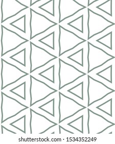 Seamless vector pattern in geometric ornamental style