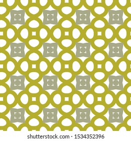 Seamless vector pattern in geometric ornamental style