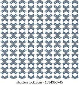 Seamless vector pattern in geometric ornamental style