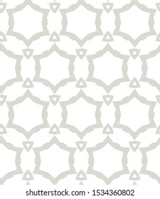 Seamless vector pattern in geometric ornamental style