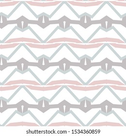 Seamless vector pattern in geometric ornamental style