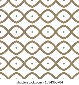 Seamless vector pattern in geometric ornamental style