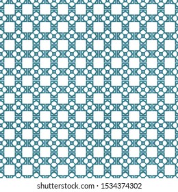 Seamless vector pattern in geometric ornamental style