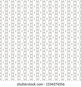 Seamless vector pattern in geometric ornamental style