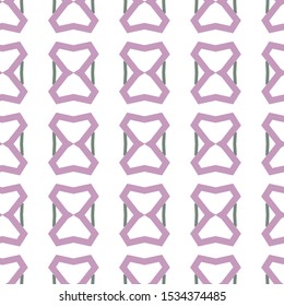 Seamless vector pattern in geometric ornamental style