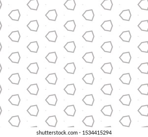 Seamless vector pattern in geometric ornamental style