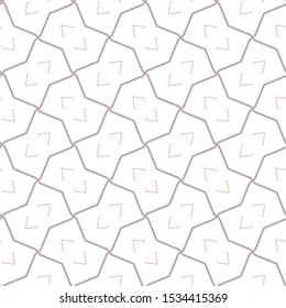 Seamless vector pattern in geometric ornamental style
