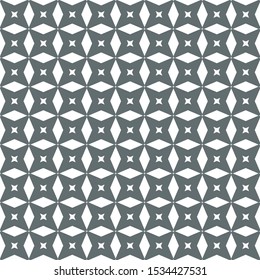 Seamless vector pattern in geometric ornamental style