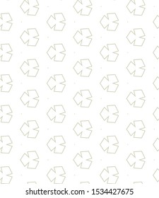 Seamless vector pattern in geometric ornamental style