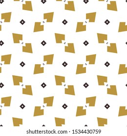 Seamless vector pattern in geometric ornamental style