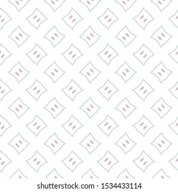 Seamless vector pattern in geometric ornamental style