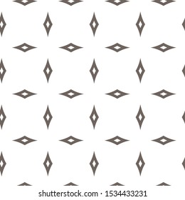 Seamless vector pattern in geometric ornamental style