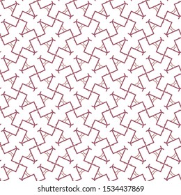 Seamless vector pattern in geometric ornamental style