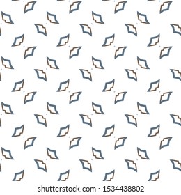 Seamless vector pattern in geometric ornamental style
