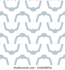 Seamless vector pattern in geometric ornamental style