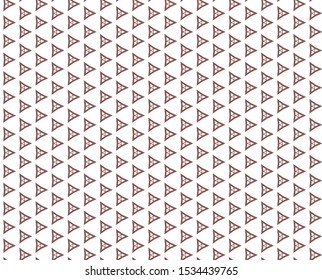 Seamless vector pattern in geometric ornamental style
