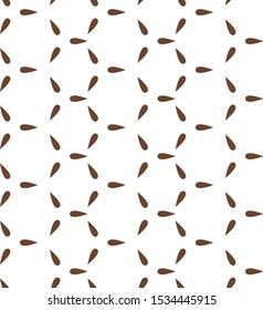 Seamless vector pattern in geometric ornamental style