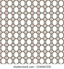 Seamless vector pattern in geometric ornamental style