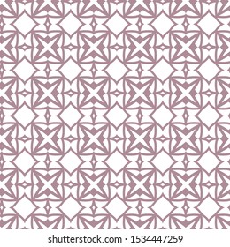 Seamless vector pattern in geometric ornamental style