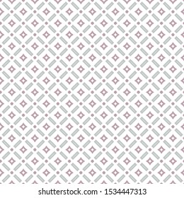 Seamless vector pattern in geometric ornamental style