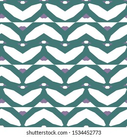 Seamless vector pattern in geometric ornamental style