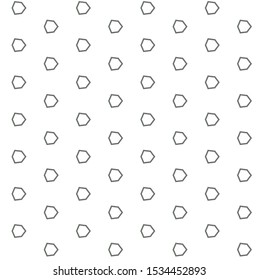 Seamless vector pattern in geometric ornamental style