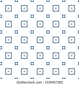 Seamless vector pattern in geometric ornamental style