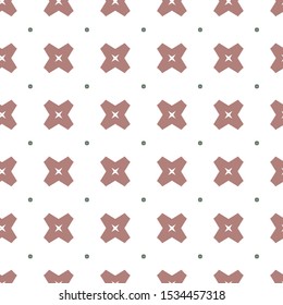 Seamless vector pattern in geometric ornamental style