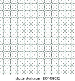 Seamless vector pattern in geometric ornamental style
