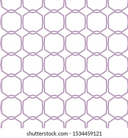 Seamless vector pattern in geometric ornamental style