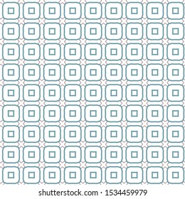 Seamless vector pattern in geometric ornamental style