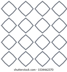 Seamless vector pattern in geometric ornamental style