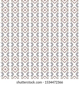 Seamless vector pattern in geometric ornamental style