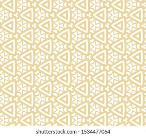 Seamless vector pattern in geometric ornamental style
