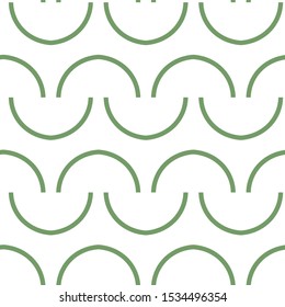 Seamless vector pattern in geometric ornamental style