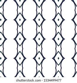 Seamless vector pattern in geometric ornamental style