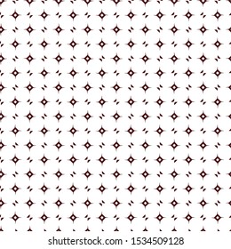 Seamless vector pattern in geometric ornamental style