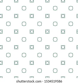 Seamless vector pattern in geometric ornamental style