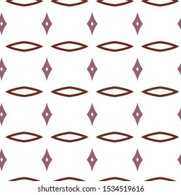 Seamless vector pattern in geometric ornamental style