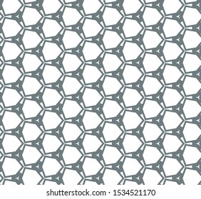 Seamless vector pattern in geometric ornamental style