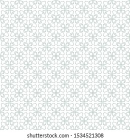 Seamless vector pattern in geometric ornamental style